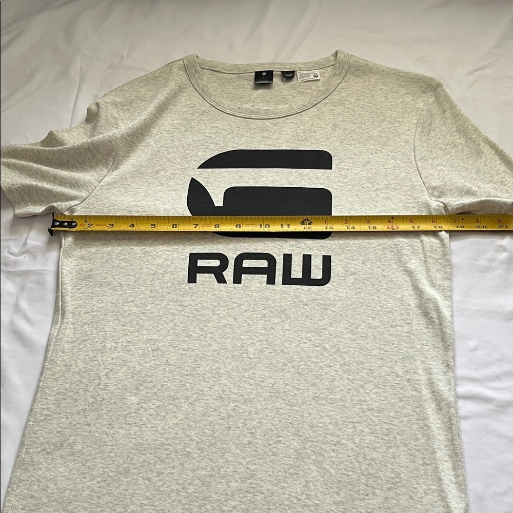 G-Star Men's White Tee with Black Logo new with no tag - Picture 6 of 11